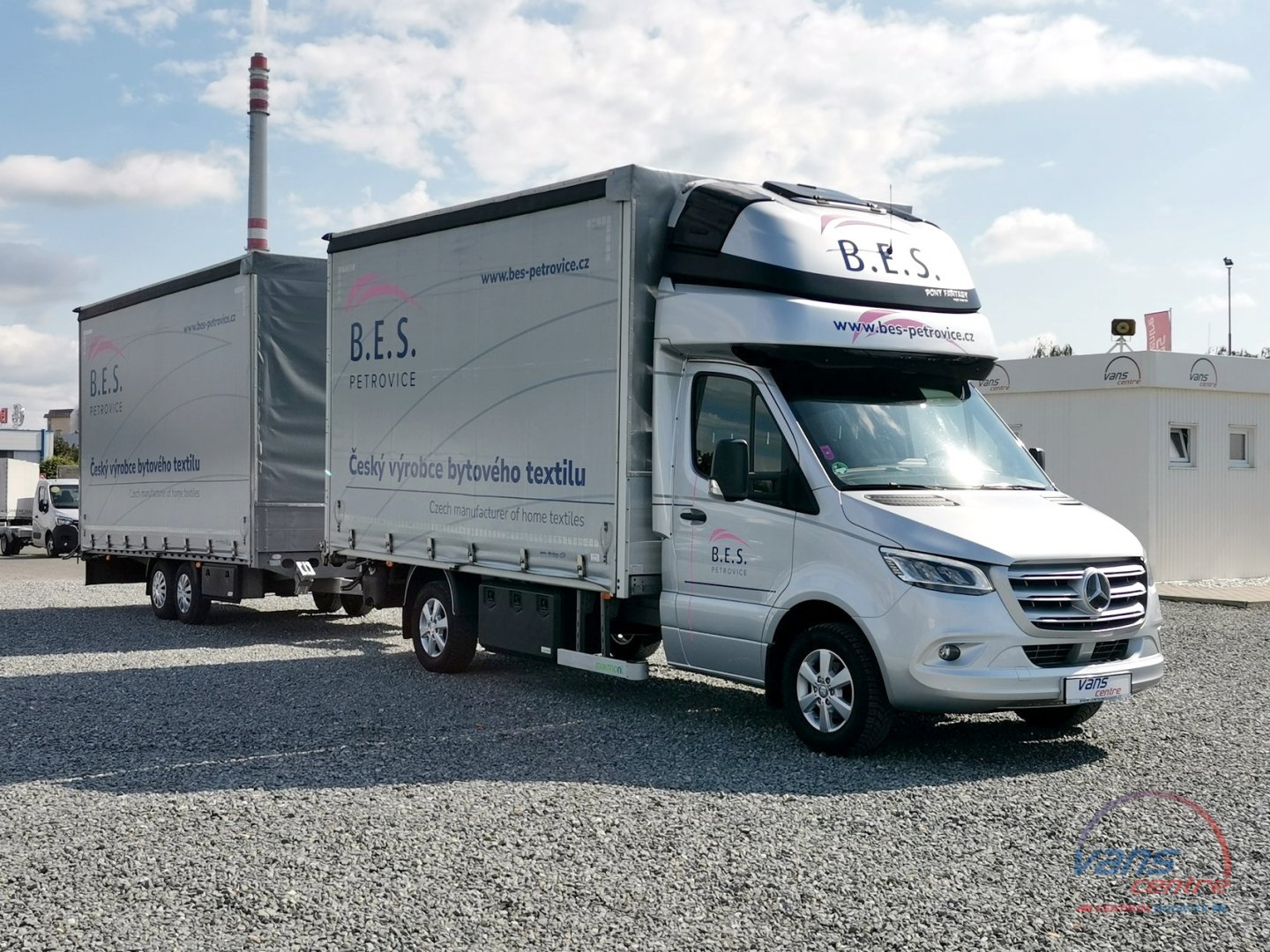 Mercedes-Benz SPRINTER 319 TANDEM/ 8 PALET + PŘÍVĚS 10 PALET