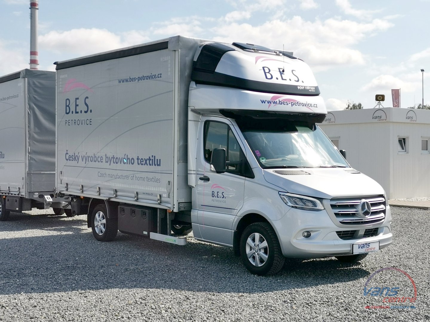 Mercedes-Benz SPRINTER 319 TANDEM/ 8 PALET + PŘÍVĚS 10 PALET